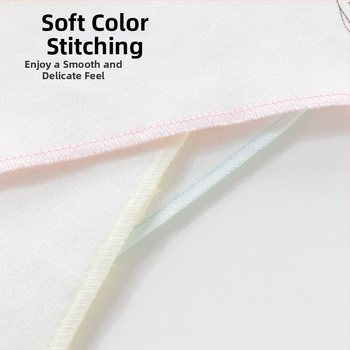 Medvilninis seilių rankšluostis klasės A, kūdikiams, 0–1 metų, karikatūrų raštas, unisex