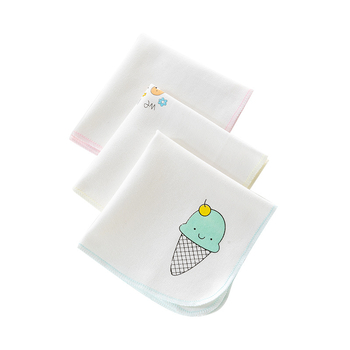 Medvilninis seilių rankšluostis klasės A, kūdikiams, 0–1 metų, karikatūrų raštas, unisex