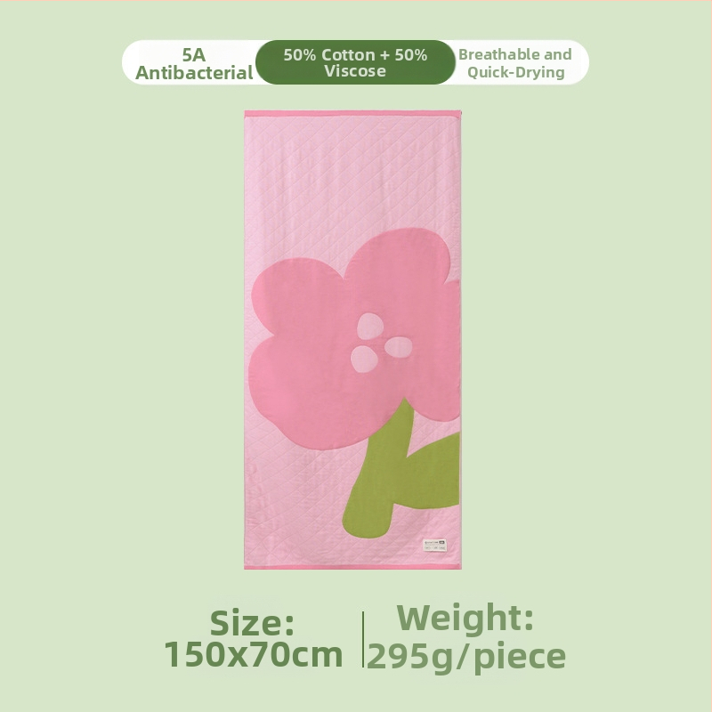 Kūdikio trių sluoksnių marle rankšluostis, 50% medvilnė / 50% viskozė, 32 siūlai, kraštų siuvimas, 200–300 g