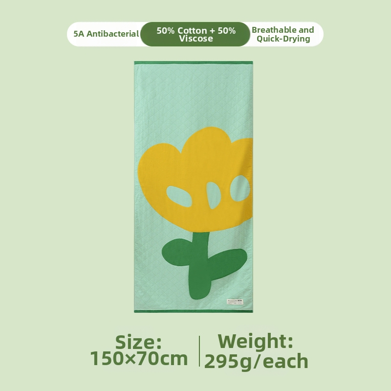 Kūdikio trių sluoksnių marle rankšluostis, 50% medvilnė / 50% viskozė, 32 siūlai, kraštų siuvimas, 200–300 g