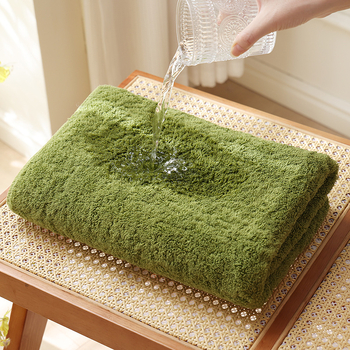 Yiduo 100% medvilnės Vonios rankšluostis Tipo A, 40s siūlai, 500 g+ svoris, siuvinėtas kraštas