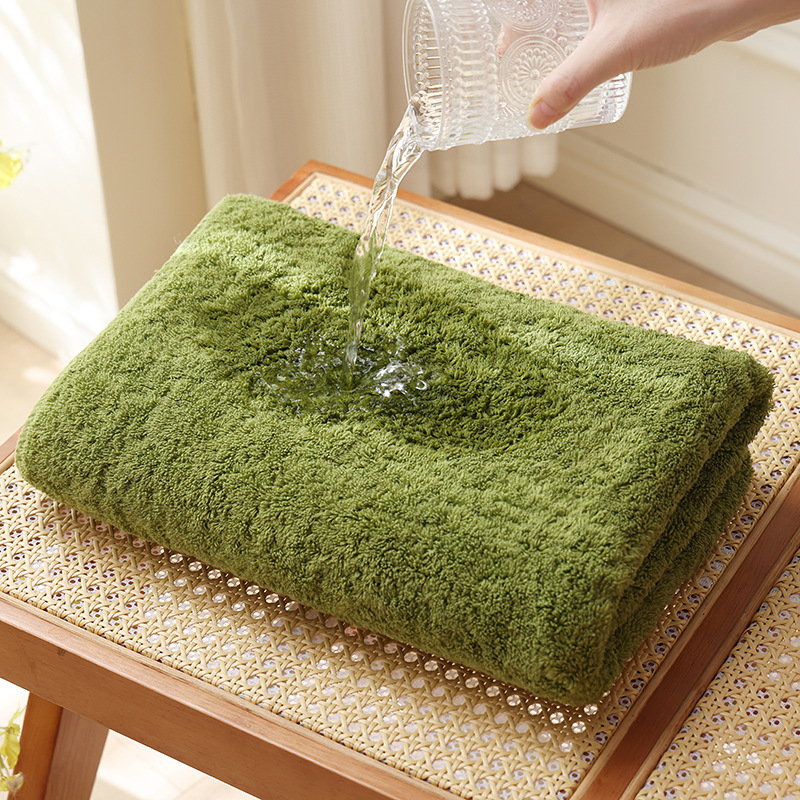 Yiduo 100% medvilnės Vonios rankšluostis Tipo A, 40s siūlai, 500 g+ svoris, siuvinėtas kraštas