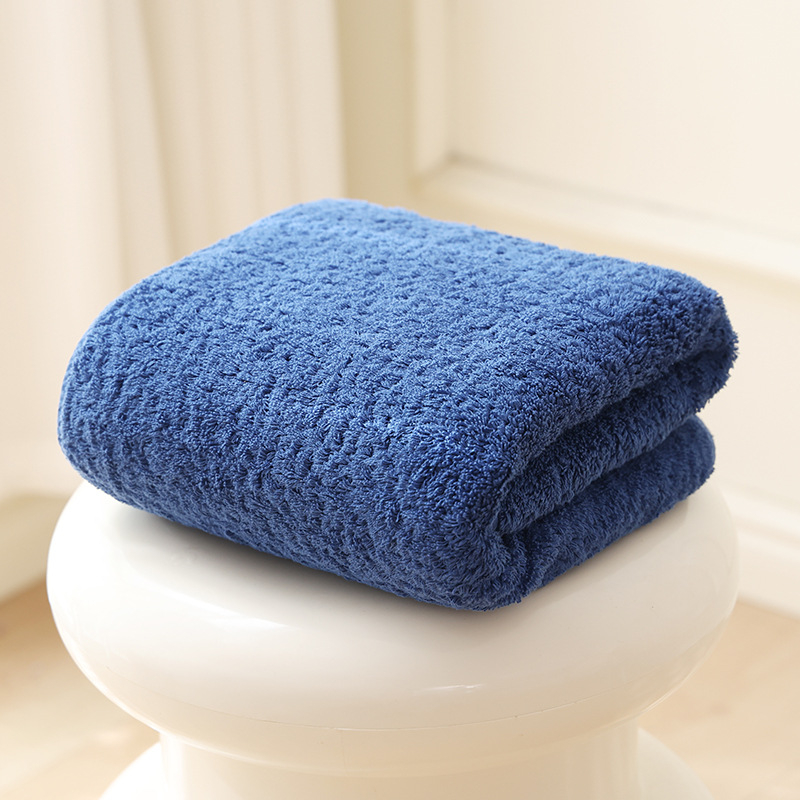 Yiduo 100% medvilnės Vonios rankšluostis Tipo A, 40s siūlai, 500 g+ svoris, siuvinėtas kraštas