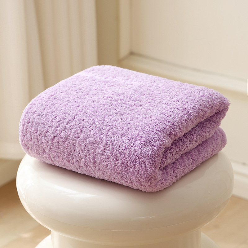 Yiduo 100% medvilnės Vonios rankšluostis Tipo A, 40s siūlai, 500 g+ svoris, siuvinėtas kraštas