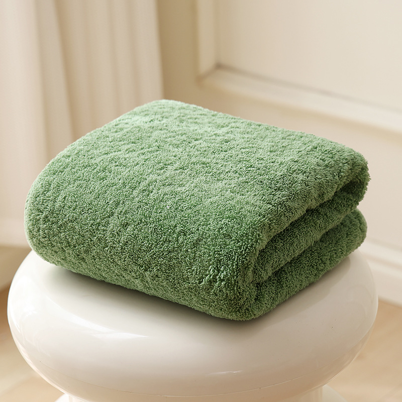 Yiduo 100% medvilnės Vonios rankšluostis Tipo A, 40s siūlai, 500 g+ svoris, siuvinėtas kraštas