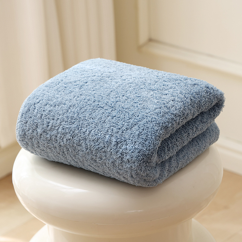 Yiduo 100% medvilnės Vonios rankšluostis Tipo A, 40s siūlai, 500 g+ svoris, siuvinėtas kraštas