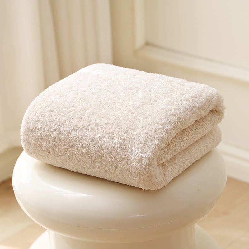 Yiduo 100% medvilnės Vonios rankšluostis Tipo A, 40s siūlai, 500 g+ svoris, siuvinėtas kraštas