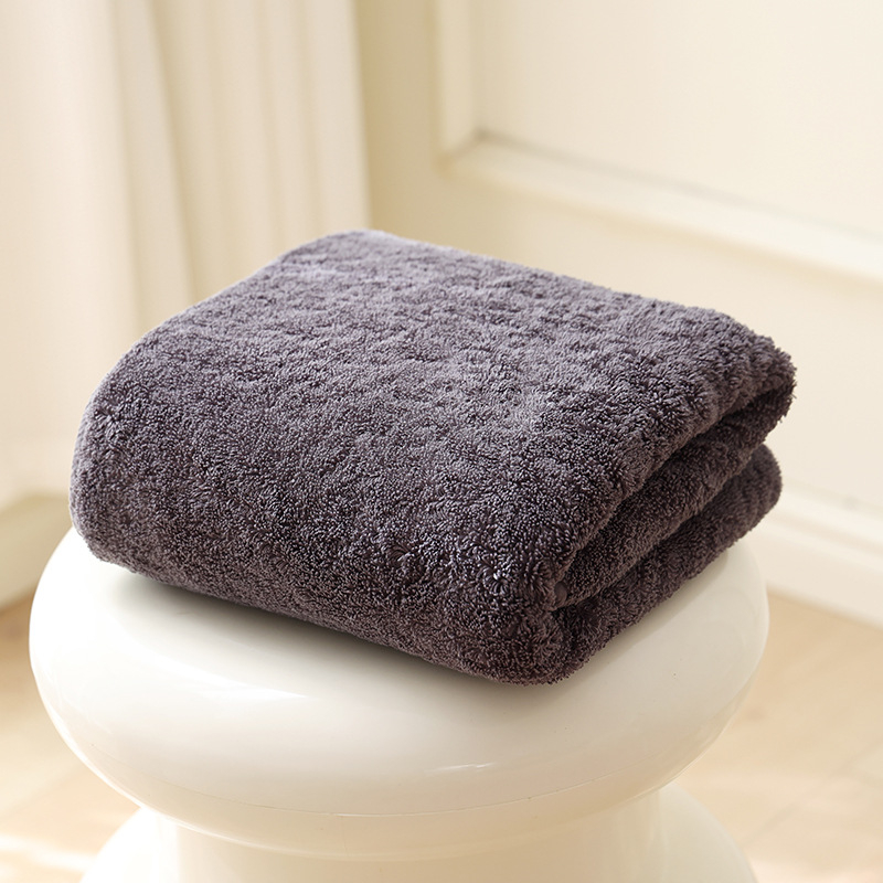 Yiduo 100% medvilnės Vonios rankšluostis Tipo A, 40s siūlai, 500 g+ svoris, siuvinėtas kraštas