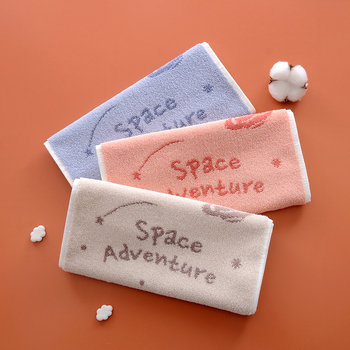 Vaikiškas rankšluostis iš 100% medvilnės, džakardinė audinys, 32s siūlai, 50–80 g, kūdikiui, karikatūros raštas, pritaikomas