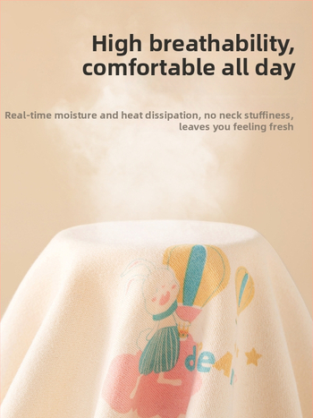 Kūdikio trikampio seilinukas – medvilnė >95%, animacinis piešinys, 0–1 metų, Beta Peptide prekės ženklas.