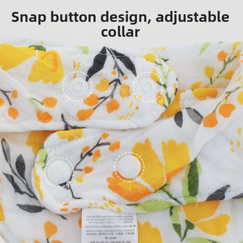 Kūdikių trikampė seilių skydelis, bambusinė-paminklinė mišinio 70/30, sugerianti, naujagimiams 0–1 metų, karikatūrinis raštas