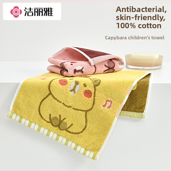 Bērnu dvielis no 100% kokvilnas, ar apšūtu malu, 50–80 g, preces kods 251418