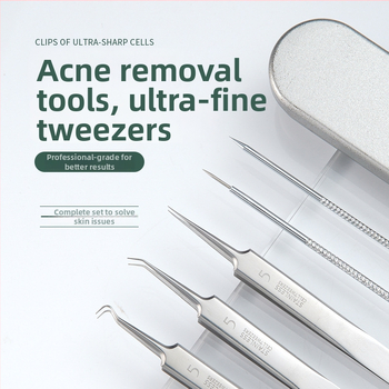 Spuogų adatos ir ląstelės klipo rinkinys — nerūdijantis plienas, patvarus, bendram naudojimui