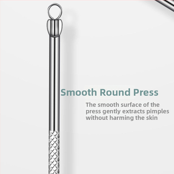 Nerūdijančio plieno spuogų ekstrakcijos įrankių rinkinys bendram naudojimui