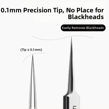 Akne ištraukimo įrankių rinkinys – nerūdijantis plienas, ultra aštrūs galiukai, juodųjų spuogų šalinimas, Daisy prekės ženklas, galiojimo laikas 2 metai