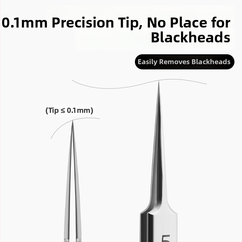 Akne ekstraktsioonitööriistade komplekt – roostevabast terasest, üliteravad otsad, mustpeade eemaldaja, Daisy bränd, säilivusaeg 2 aastat