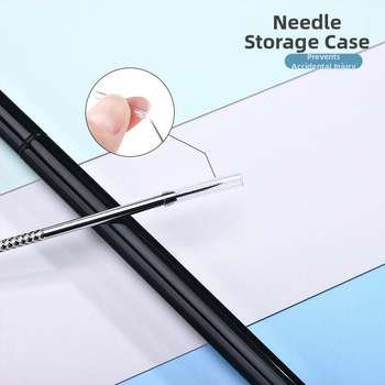 Акне игла Marianne — неръждаема стомана, тънка и неплъзгаща се, за грижа на Т-зоната и премахване на черни точки