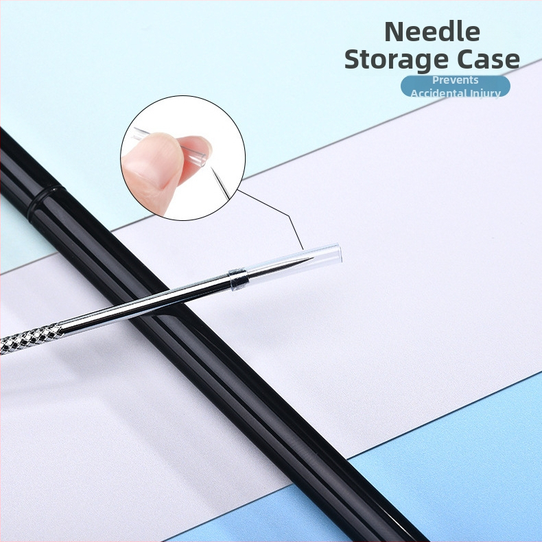 Акне игла Marianne — неръждаема стомана, тънка и неплъзгаща се, за грижа на Т-зоната и премахване на черни точки