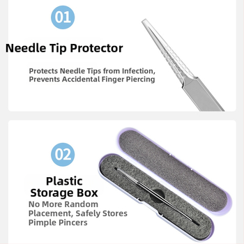 Nerūdijančio plieno spuogų klipas – grožio įrankis, prekė Other, kategorija: Grožio įrankiai, importas: Ne