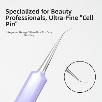 Etude 2 dalių aknės adatų rinkinys, nerūdijantis plienas, veido valymo įrankis