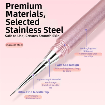 Yiliren Nerūdijančio plieno spuogų įrankis – medicininės kokybės, vienkartinis naudojimas, itin tikslus juodųjų dėmių ir spuogų šalinimui