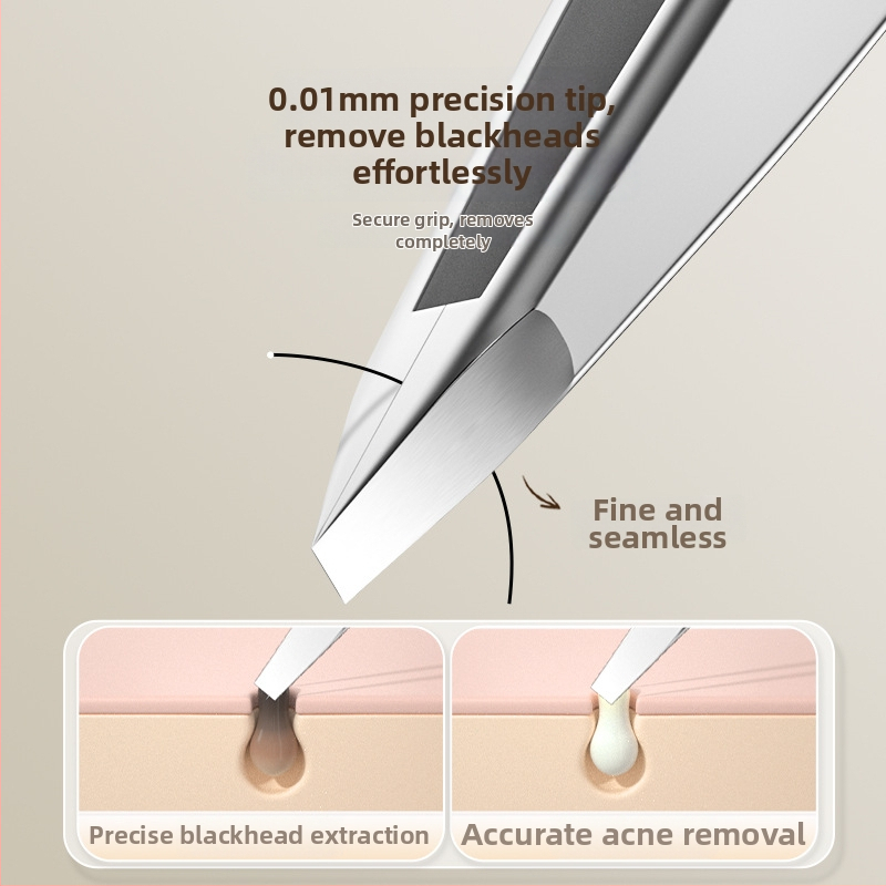 Nilia mustpeade pinsetid – kõrge täpsus, roostevaba teras, ohutu tööriist porade ja kulmude hoolduseks salongis