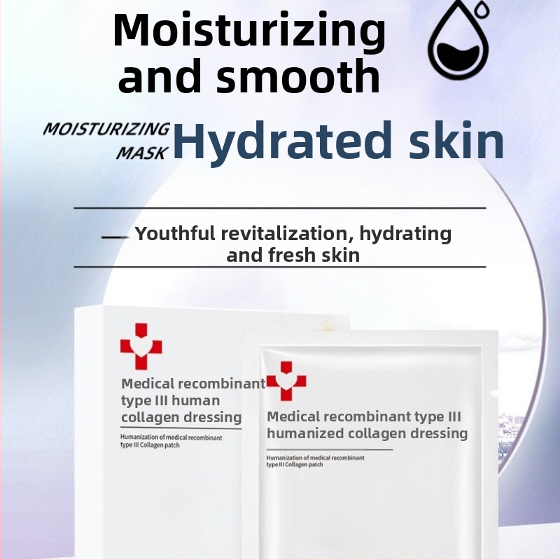 Medicinės kokybės kolageninė veido kaukė su kolageno šaltosios kompresijos pleistru ir drėkinančia adata, 5 vnt./ dėžutė, Xiang 20212140518 patvirtinimas