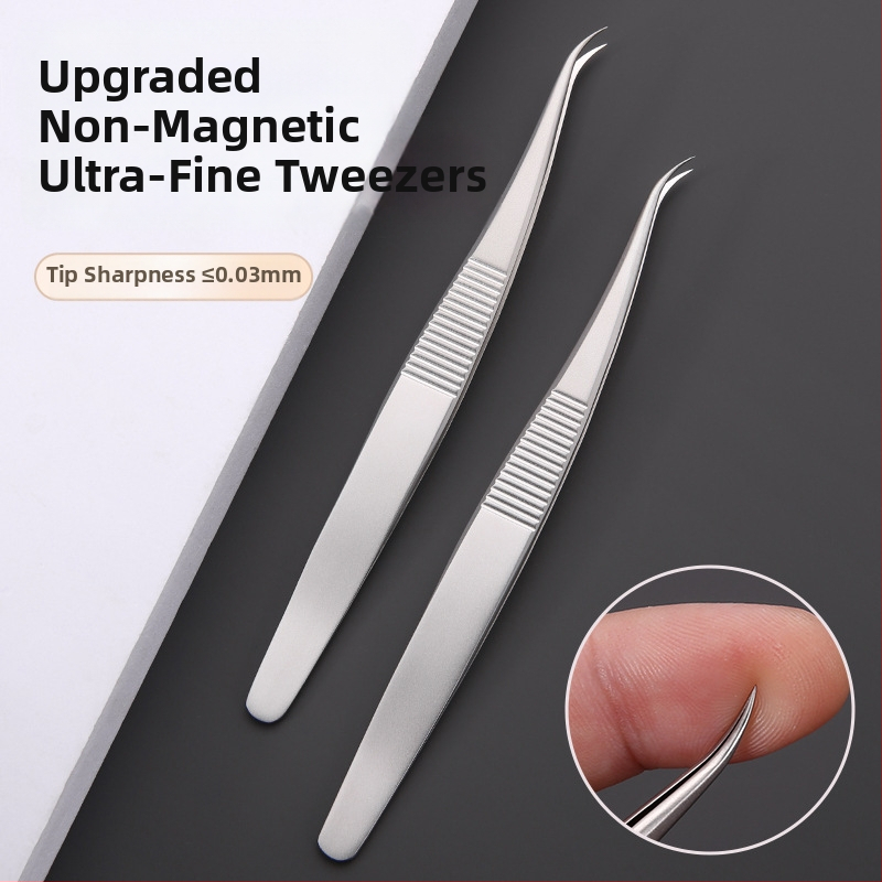 Nerūdijančio plieno pincetės aknei ir juodoms dėmėms – prekės ženklas Medium Tweezers, neimportuotas, kasdieninei naudai