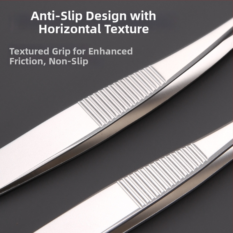 Roostevabast terasest pinsetid akne ja mustade punktide jaoks – Medium Tweezers kaubamärk, mitteimporditud, igapäevaseks kasutamiseks