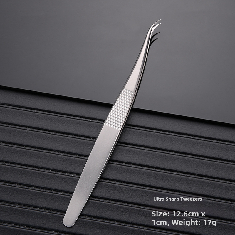 Nerūdijančio plieno pincetės aknei ir juodoms dėmėms – prekės ženklas Medium Tweezers, neimportuotas, kasdieninei naudai