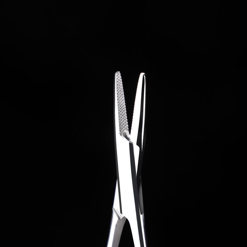 Chirurginis adatų laikiklis iš nerūdijančio plieno – daugkartinis naudojimas, su pilnų dantų žandikauliais siuvimui, pakuotė 1 vnt