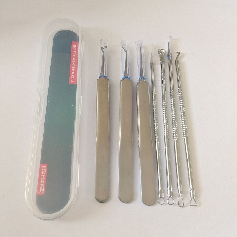 Mirar nerūdijančio plieno spuogų įrankių rinkinys namų naudojimui, 5 metų tarnavimo laikas