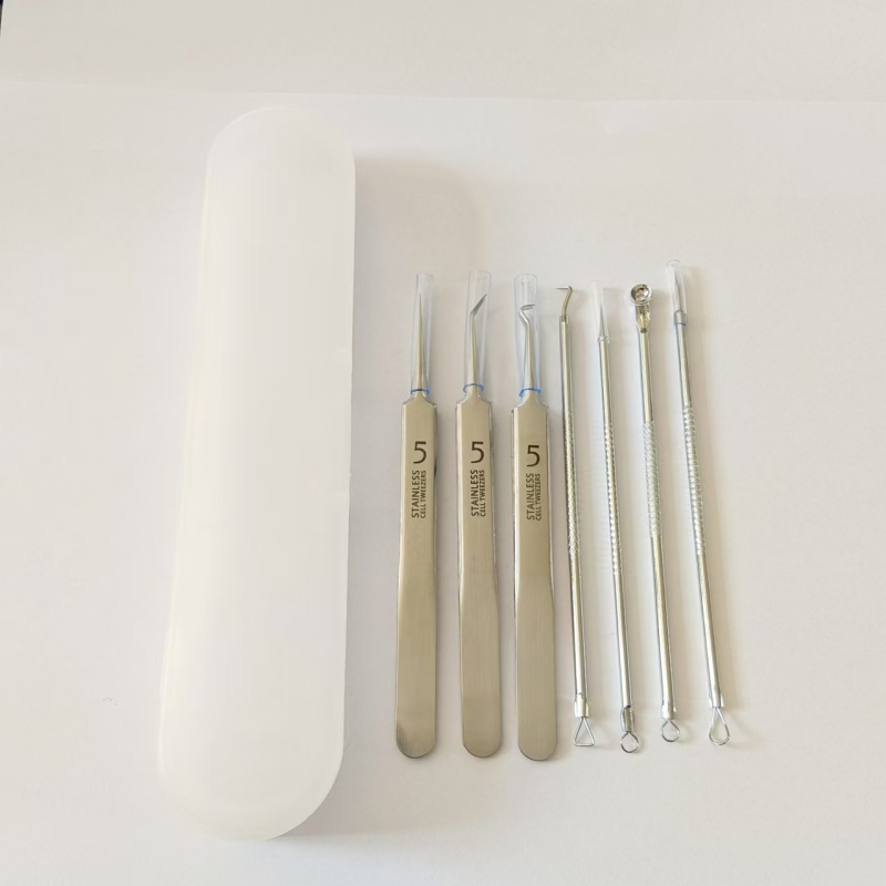 Mirar nerūdijančio plieno spuogų įrankių rinkinys namų naudojimui, 5 metų tarnavimo laikas