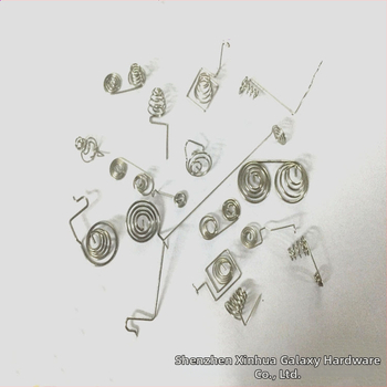 Spiră de compresie pentru bateriile de telecomandă și petarde electronice; destinat cadourilor și lucrărilor manuale