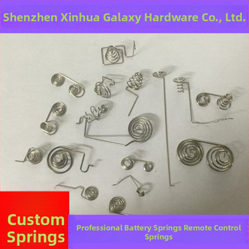 Spiră de compresie pentru bateriile de telecomandă și petarde electronice; destinat cadourilor și lucrărilor manuale