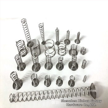 Spiră de compresie pentru bateriile de telecomandă și petarde electronice; destinat cadourilor și lucrărilor manuale