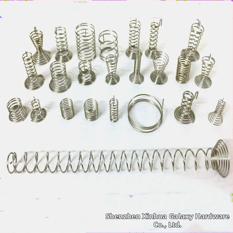 Spiră de compresie pentru bateriile de telecomandă și petarde electronice; destinat cadourilor și lucrărilor manuale