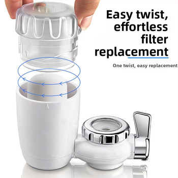 Čiaupo vandens filtravimo elemento – maisto kokybės ABS, smulki filtracija, specialus čiaupo filtras, ženklas Neutral/bfk