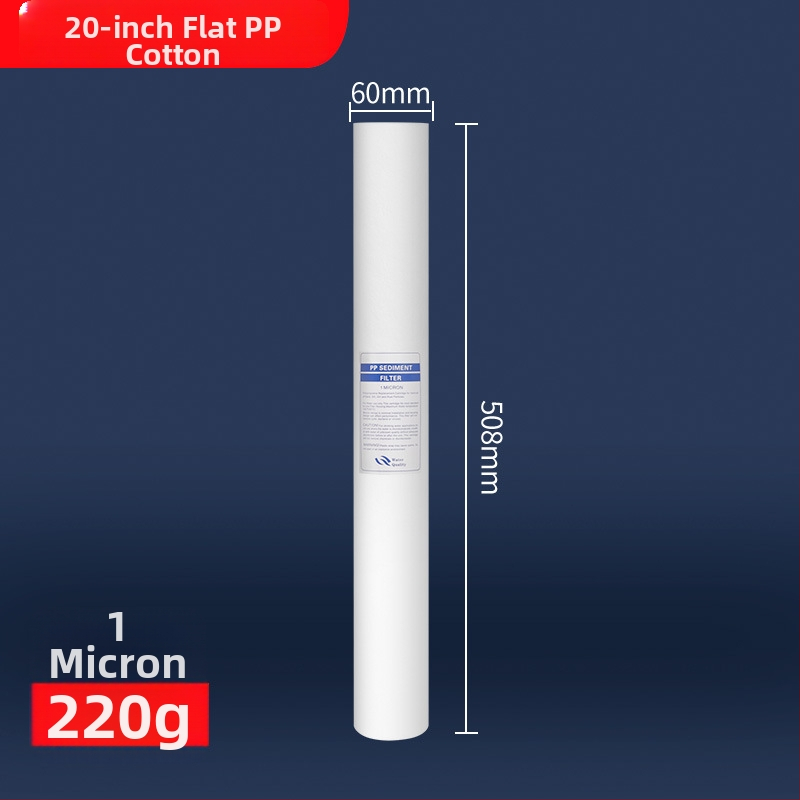 Vandens valymo filtro elementas – polipropilenas, PP medvilnės filtras, priekinis montavimas, 500 L/h