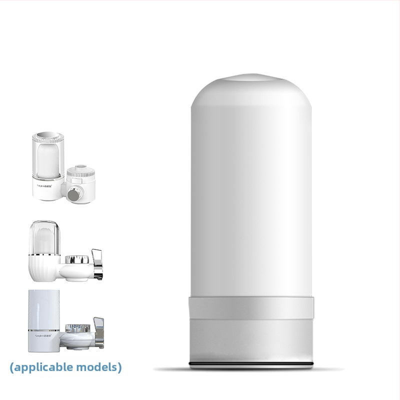 Vandens valymo filtro elemento – Soglen, keramikinė medžiaga, 2 L talpa, visiškai skaidrus čiaupo filtro elemento