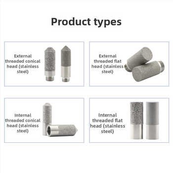 316L nerūdijančio plieno porėtas sinteruotas filtravimo elemento - aukštos temperatūros atsparumas, korozijos atsparumas, poringumas 15-45%, slėgio atsparumas 3-5 MPa