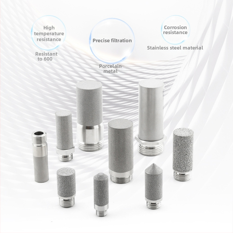 316L roostevabast terasest porosünteeritud filtrielement - kõrge temperatuuritaluvus, korrosioonikindlus, pooride 15-45%, rõhu taluvus 3-5 MPa