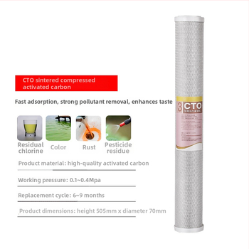 Lige CTO aktyvusis anglies išankstinis filtras vandens valytuvui — filtravimo elemento komerciniam naudojimui
