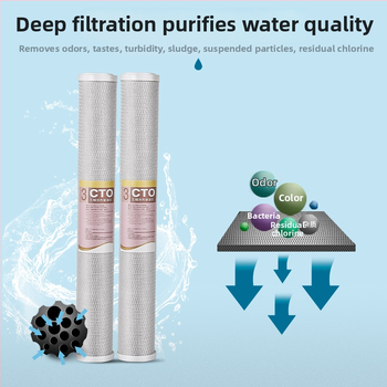 Lige CTO aktyvusis anglies išankstinis filtras vandens valytuvui — filtravimo elemento komerciniam naudojimui