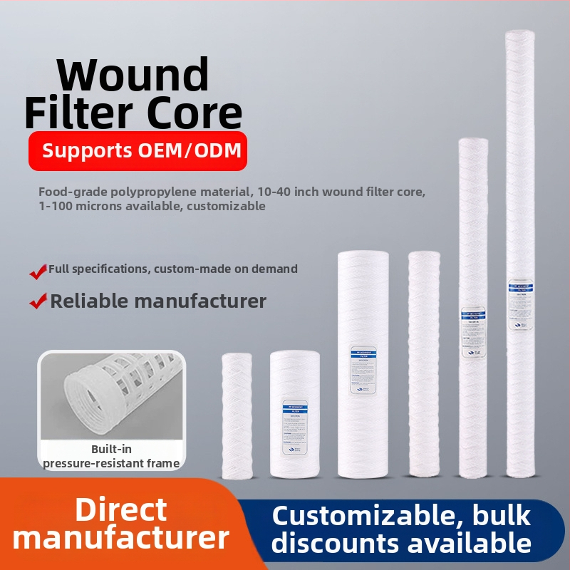 Filtrielemendi juhtmähis – veefiltratsiooniks, elektrolüütilise kroomimise tööstus, filtreerimise tundlikkus 1-100