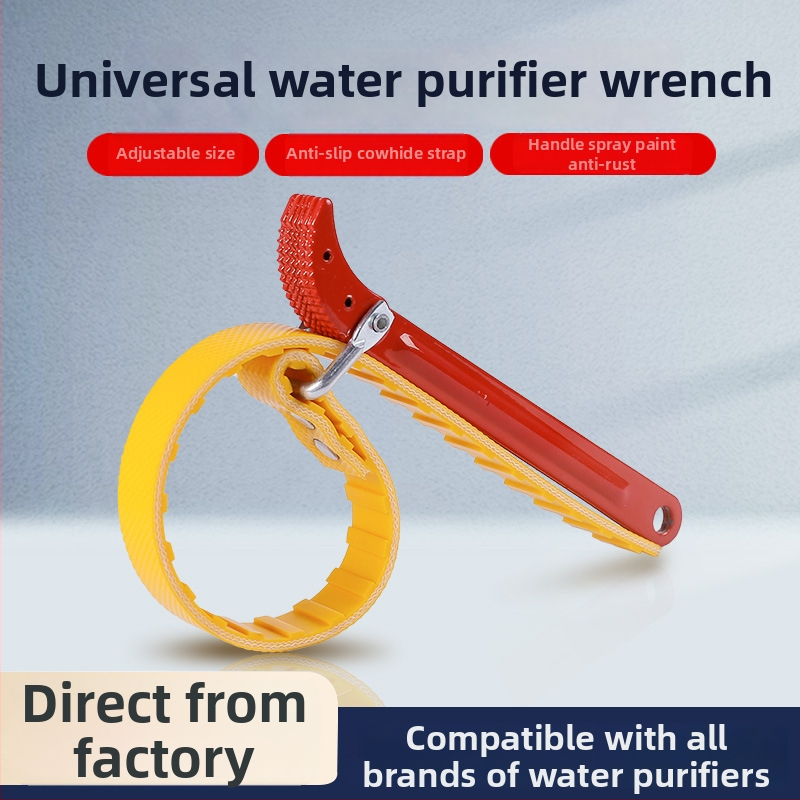 Universali vandens valymo įrenginio raktas filtrų ir korpusų demontavimui, geležies konstrukcija, suderinamas su RO sistemomis, pakuotė 100 vnt.