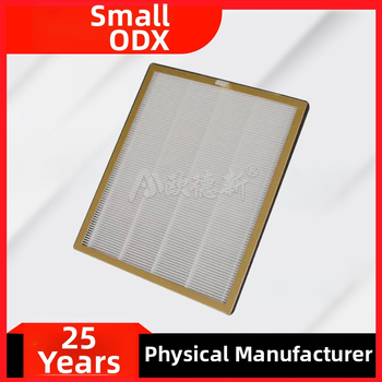 Φίλτρο με πλάκες και πλαίσιο για βιομηχανική αεροφιλτράρισμα, αναδιπλούμενο στοιχείο φιλτραρίσματος, ίνες γυαλιού και χαρτί φιλτραρίσματος, θερμοκρασία λειτουργίας 500