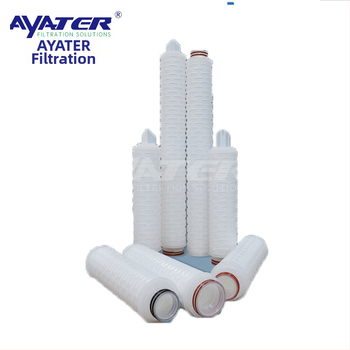 Στοιχείο φίλτρου για PP μικροπορωτική μεμβράνη, pleated δομή, PTFE, 0.22 μm, διεπαφή 226