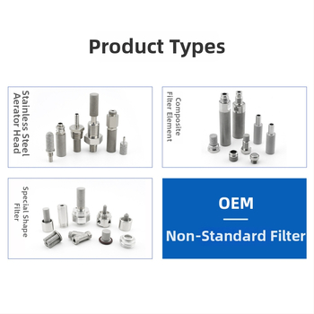 316L roostevabast terasest keermestatud filtrielement, pulverkandis-sinteriseeritud filter, kõrge temperatuur, mikronitaseme täpsus, 98% adsorptsioon, poorsus 35–45%