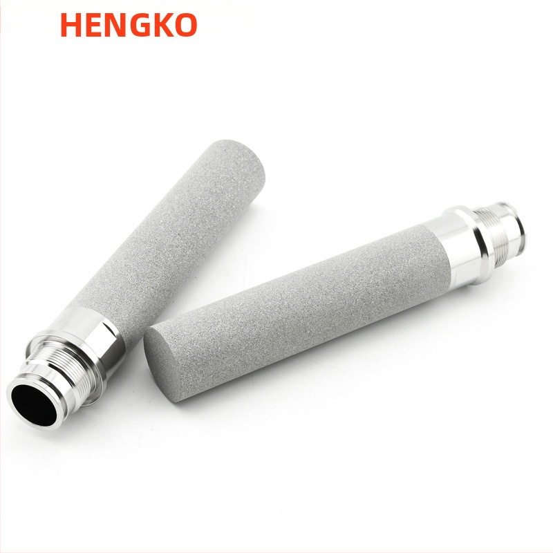 316L roostevabast terasest keermestatud filtrielement, pulverkandis-sinteriseeritud filter, kõrge temperatuur, mikronitaseme täpsus, 98% adsorptsioon, poorsus 35–45%